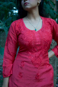 Desi barbie Chikankari corset kurti