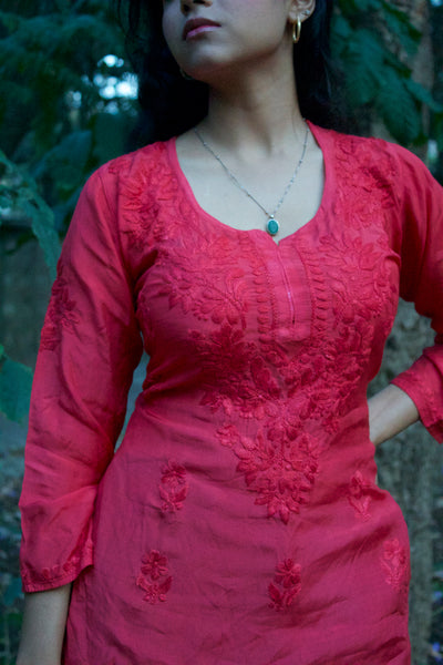 Desi barbie Chikankari corset kurti