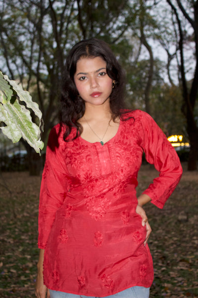 Desi barbie Chikankari corset kurti