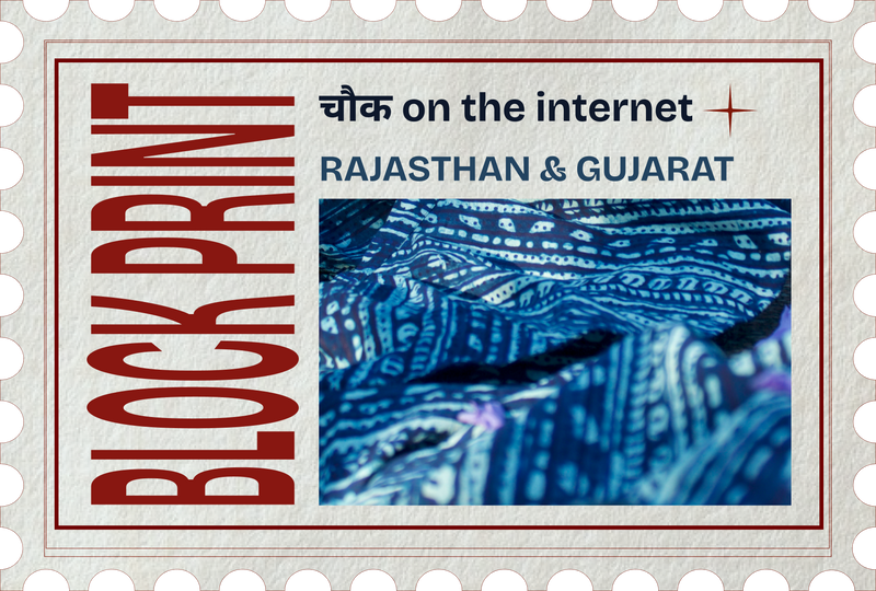 handblo print block print bagru dabu indigo dye stamp